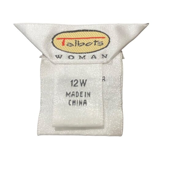 Talbots Classic Fit Stretch Trousers Dress Pants Women Size 12W Wool Blend Brown - Picture 3 of 13